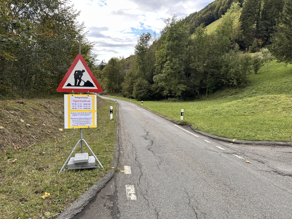 Strassensperrung